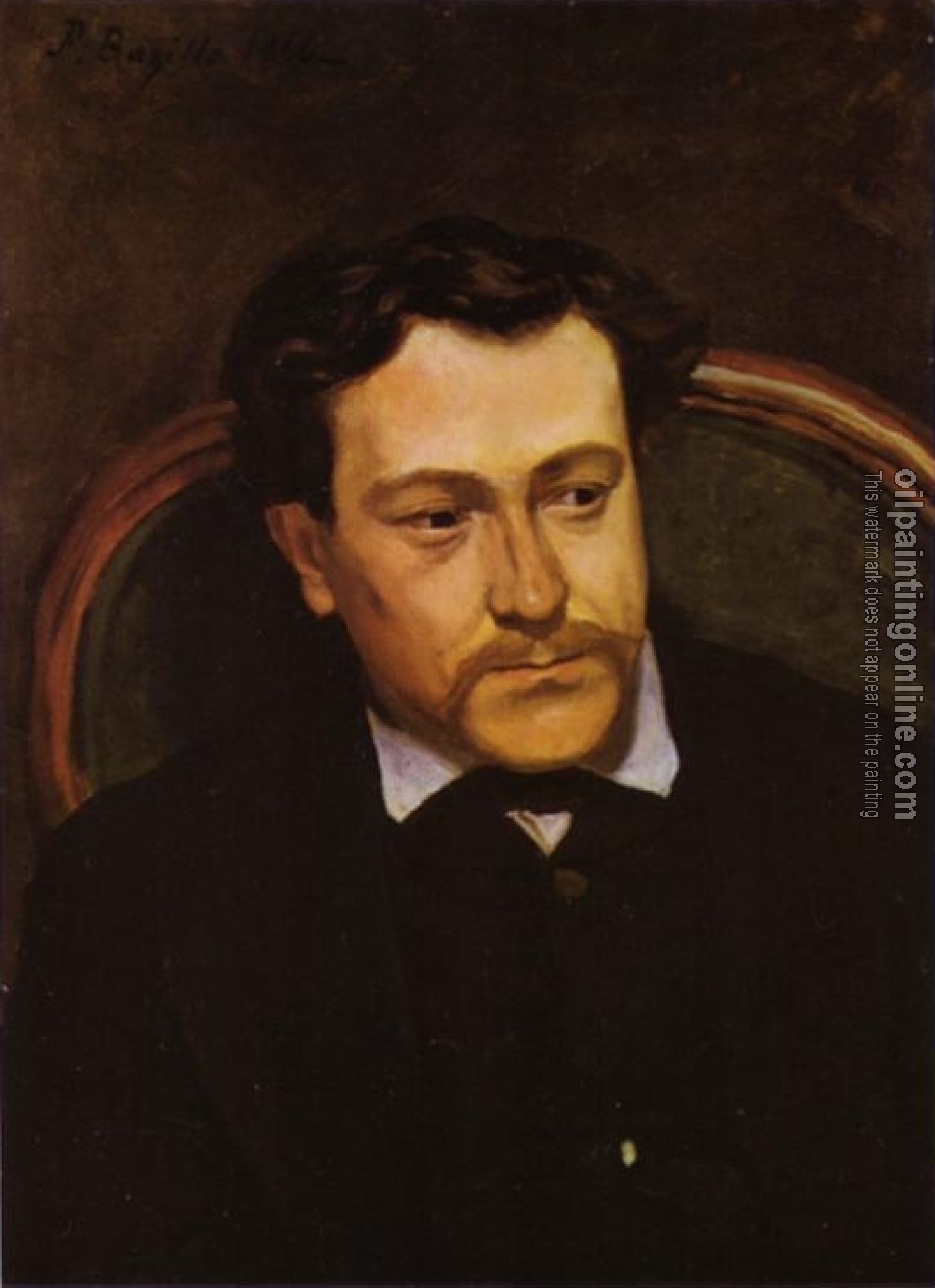 Bazille, Frederic - Portrait of Edouard Blau